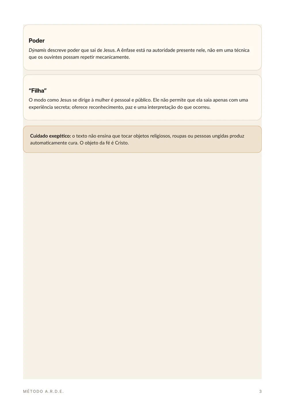Página interna com aplicação prática