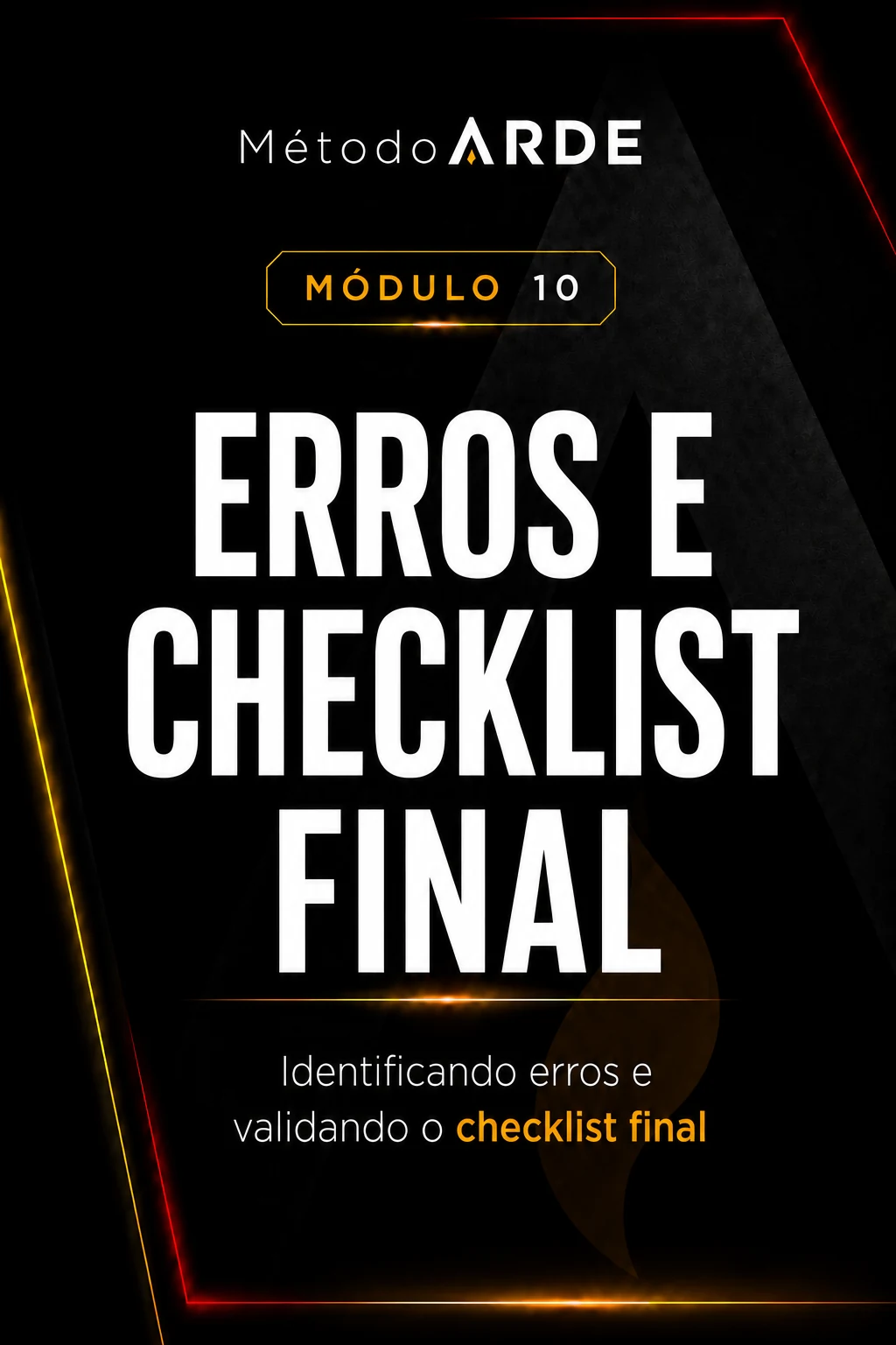 Módulo 10 Erros e Checklist Final